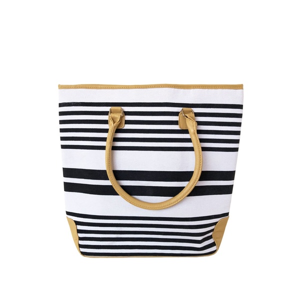 barr + barr Handmade Striped Tote Bag - Picture 2 of 6